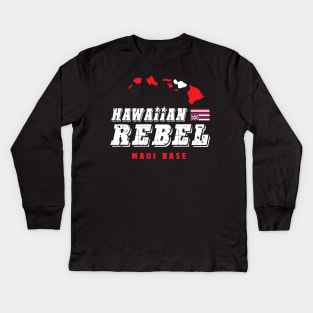 Hawaiian Rebel Maui Base Kids Long Sleeve T-Shirt